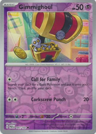 087/182 - Gimmighoul - Common Reverse Holo