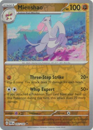 097/182 - Mienshao - Uncommon Reverse Holo