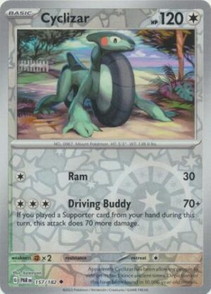 157/182 - Cyclizar - Uncommon Reverse Holo