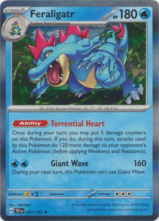 041/162 - Feraligatr - Holo Rare