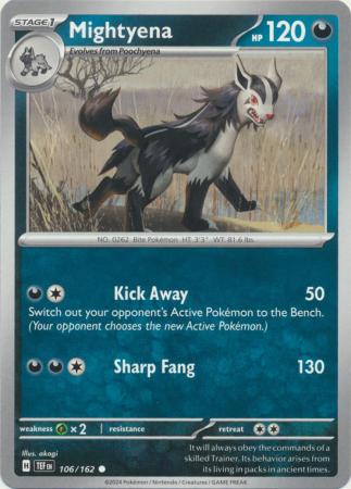106/162 - Mightyena - Common