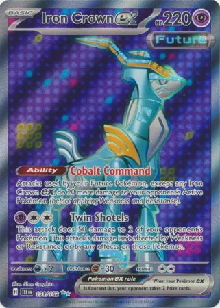 191/162 - Iron Crown ex - Full Art Secret Rare