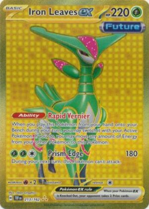 213/162 - Iron Leaves ex - Gold Secret Rare