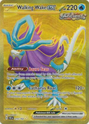 215/162 - Walking Wake ex - Gold Secret Rare
