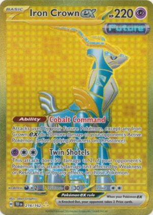 216/162 - Iron Crown ex - Gold Secret Rare