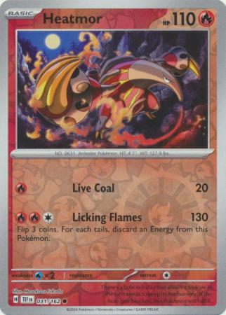 031/162 - Heatmor - Common Reverse Holo