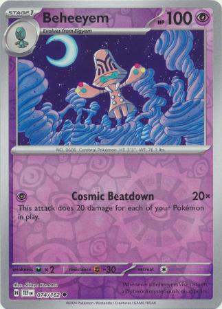074/162 - Beheeyem - Uncommon Reverse Holo