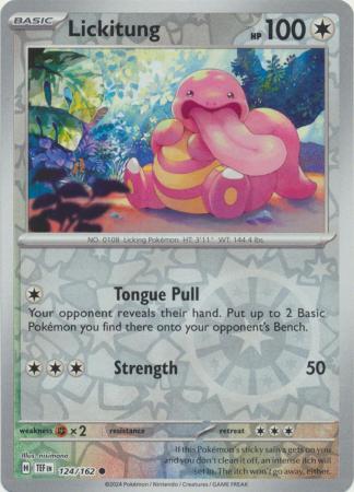 124/162 - Lickitung - Common Reverse Holo