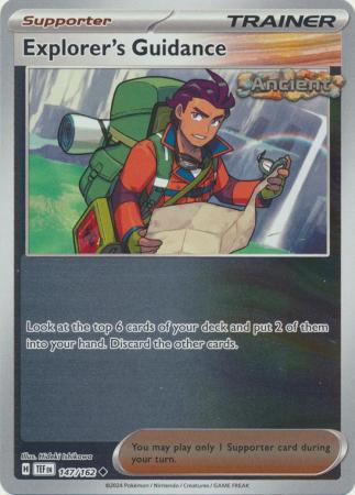 147/162 - Explorer's Guidance - Uncommon Reverse Holo
