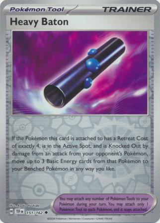 151/162 - Heavy Baton - Uncommon Reverse Holo