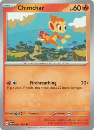 031/167 - Chimchar - Common