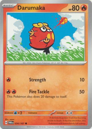 034/167 - Darumaka - Common