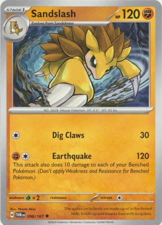 098/167 - Sandslash - Uncommon