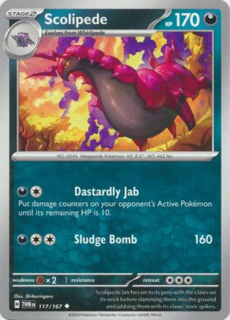 117/167 - Scolipede - Uncommon
