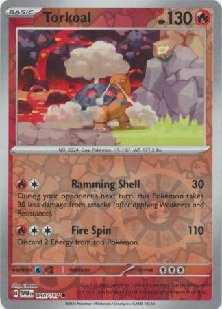 030/167 - Torkoal - Common Reverse Holo