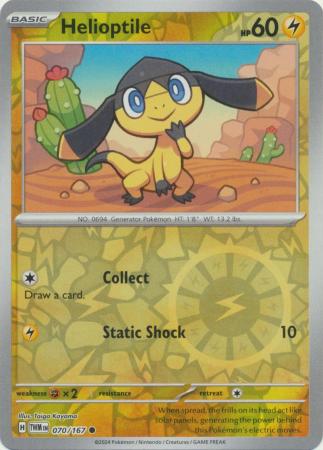 070/167 - Helioptile - Common Reverse Holo