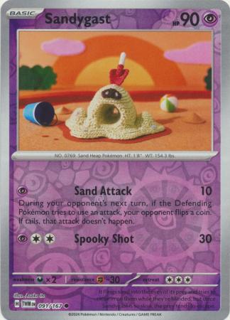 091/167 - Sandygast - Common Reverse Holo