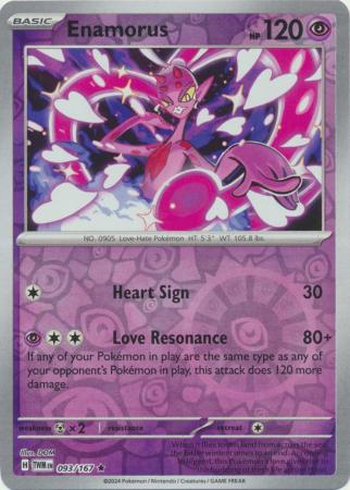 093/167 - Enamorus - Holo Rare Reverse Holo