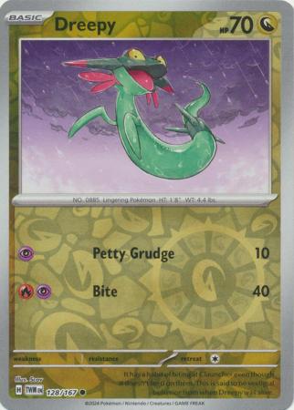 128/167 - Dreepy - Common Reverse Holo