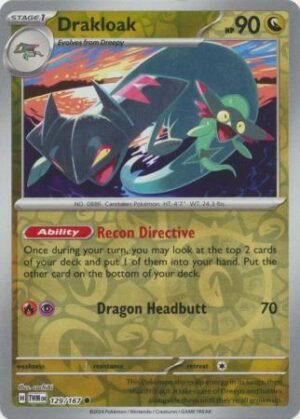 129/167 - Drakloak - Common Reverse Holo
