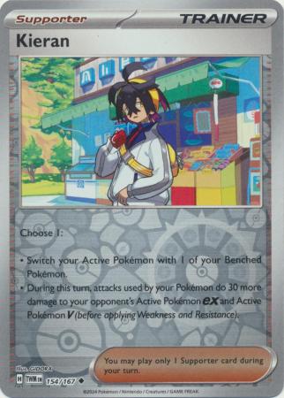 154/167 - Kieran - Uncommon Reverse Holo