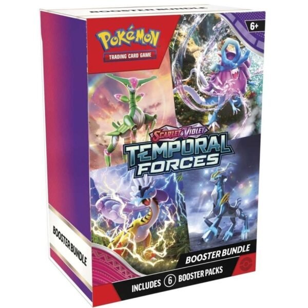 Scarlet & Violet: Temporal Forces Booster Bundle Box of 6 Packs (Pokemon)
