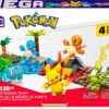 MEGA Pokémon Building Toys Set Equipo de la Región de Kanto con 130 piezas, 4 personajes articulados y articulados, (5 cm) 2 pulgadas de alto