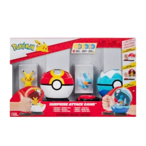 Pokémon Pikachu with Repeat Ball and Mudkip with Dive Ball Surprise Attack Game
