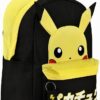 Mochila negra Pikachu letras en Japones
