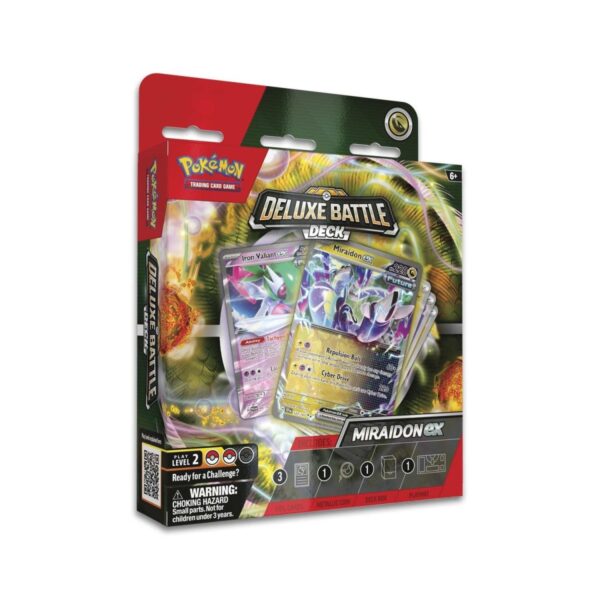 mazo Miraidon ex Deluxe Battle Deck - ingles