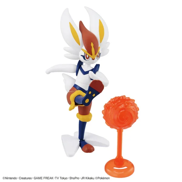 Pokémon BANDAI Hobby Plastic Model Kit 50 Cinderace Pokémon Spirits PLAMO
