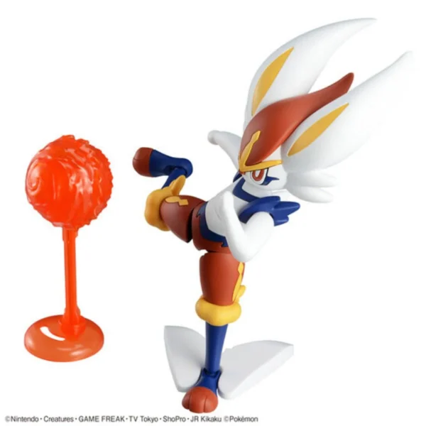 Pokémon BANDAI Hobby Plastic Model Kit 50 Cinderace Pokémon Spirits PLAMO