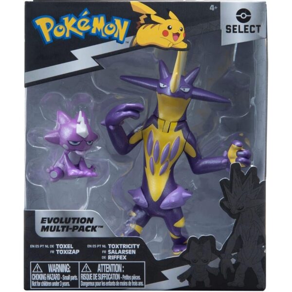 Pokémon Select Evolution 2 Evolution Pack - Figure Toxel and Toxtricity Battle Action Figure