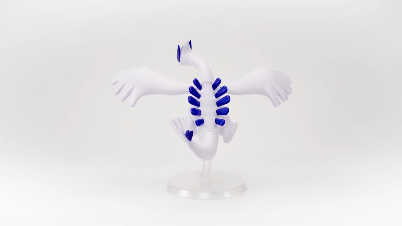 Pokémon Lugia Figura de Batalla Épica - Figura de Batalla Épica Articulada de 12 Pulgadas con Soporte de Vuelo