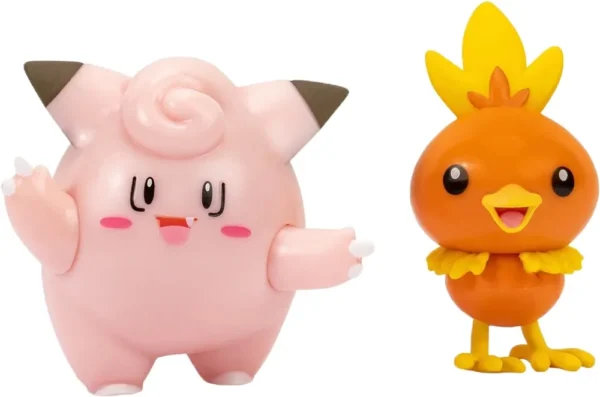 Pokémon Torchic y Clefairy Battle Figure Pack