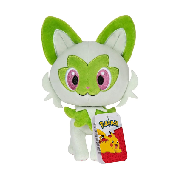 Peluche Pokémon Starters de Paldea Fuecoco, Quaxly y Sprigatito