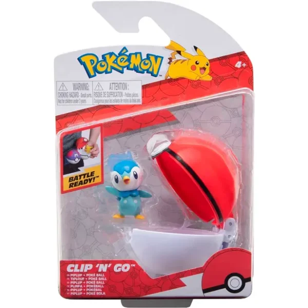 Pokemon Clip n Go Piplup Poke Ball