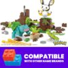 Mega Pokémon Set de Juguetes de Construcción Emolga y Bulbasaur's Charming Woods con 194 Piezas, 2 Personajes Articulados y Movimiento