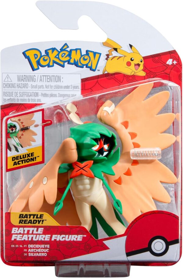 Pokemon Decidueye Battle Feature Figure Jazwares (sin caja)