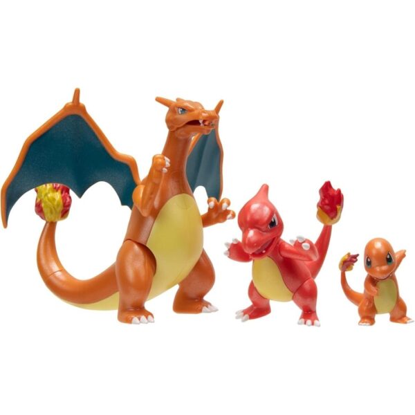Pokémon Select Evolution Multi pack Battle Figures Charmander, Charmeleon y Charizard