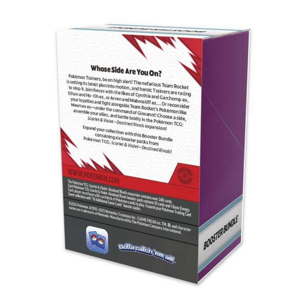 Pokemon TCG Scarlet and Violet 10 Destined Rivals Booster Bundle (6 Packs) - en INGLES