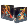 ALBUM Carpeta POKEMON CHARIZARD, tapa dura, almacena hasta mas de 100 hojas