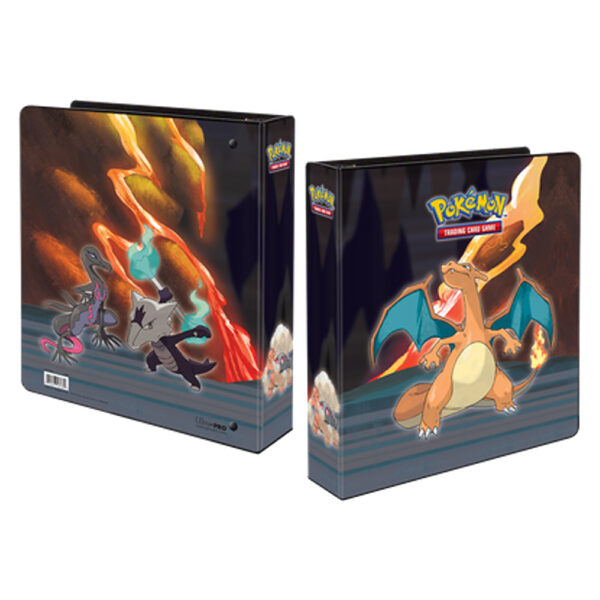 ALBUM Carpeta POKEMON CHARIZARD, tapa dura, almacena hasta mas de 100 hojas
