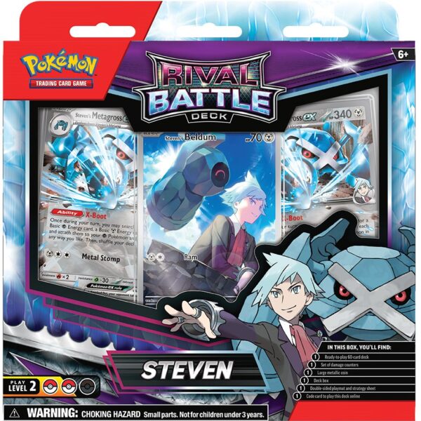 RESERVA Pokemon TCG Rival Battle Deck Steven - ingles