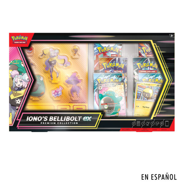 Pokémon TCG Iono's Bellibolt ex Premium Collection Box – Español
