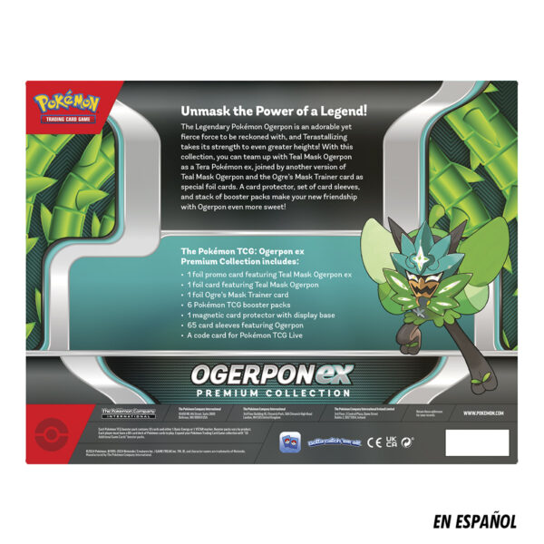 Pokémon TCG Ogerpon ex Premium Collection Box – Español