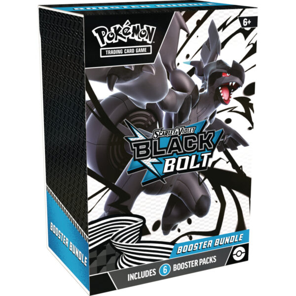 PRE-ORDEN Pokémon TCG Scarlet & Violet 10.5 - Black Bolt & White Flare - Black Bolt Booster Bundle - ENGLISH