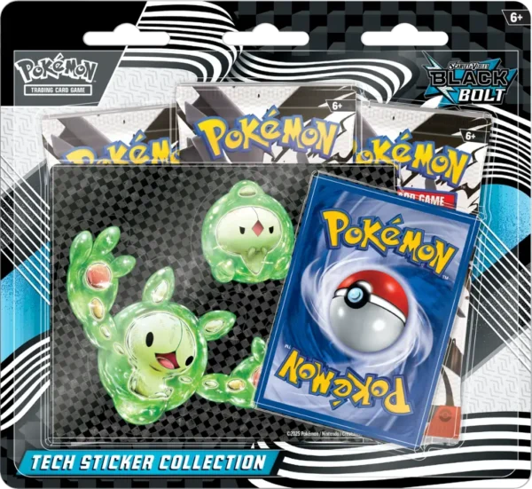PRE-ORDEN Pokémon TCG Scarlet & Violet 10.5 - Black Bolt & White Flare - Black Bolt Tech Sticker Collection - ENGLISH