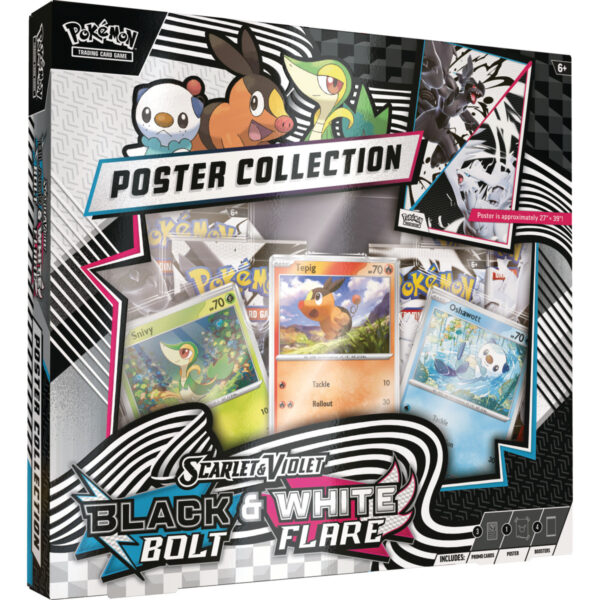 Pokémon TCG Scarlet & Violet 10.5 - Black Bolt & White Flare - Poster Collection - ENGLISH