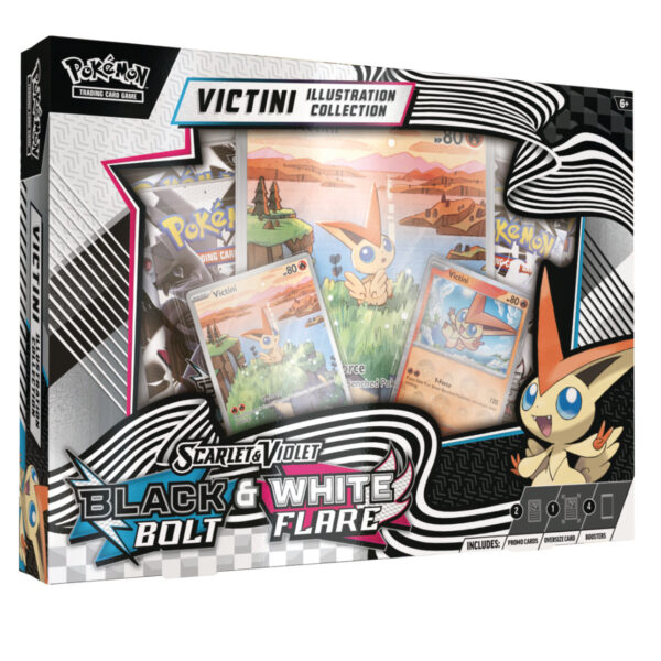 PRE-ORDEN Pokémon TCG Scarlet & Violet 10.5 - Black Bolt & White Flare - Unova Victini Illustration Collection - ENGLISH